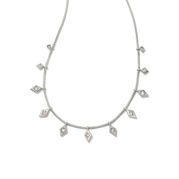 KENDRA SCOTT Jewelry - NEW KENDRA SCOTT kinsley strand necklace in silver